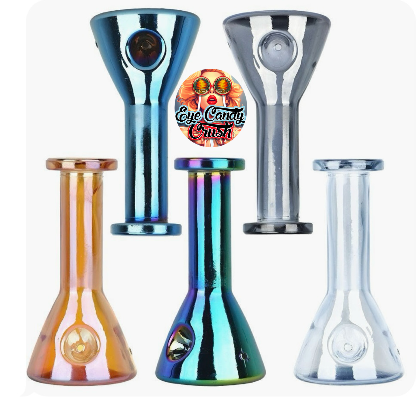 Electroplated Beaker Pipe 4.5”